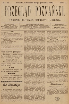 Przegląd Poznański : tygodnik polityczny, społeczny i literacki. 1895, nr 51