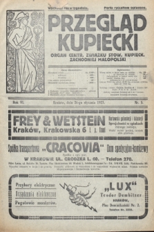 Przegląd Kupiecki : organ Centr. Związku Stow. Kupieck. Zachodniej Małopolski. 1923, nr 5