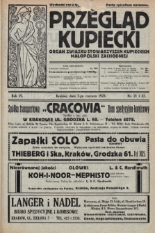 Przegląd Kupiecki : organ Związku Stowarzyszeń Kupieckich Małopolski Zachodniej. 1923, nr 21-22