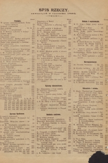 Przegląd Poznański : tygodnik polityczny, społeczny i literacki. 1896, spis rzeczy