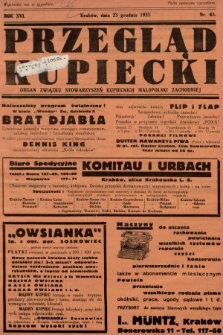 Przegląd Kupiecki : organ Związku Stowarzyszeń Kupieckich Małopolski Zachodniej. 1933, nr 43