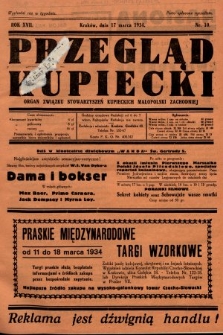 Przegląd Kupiecki : organ Związku Stowarzyszeń Kupieckich Małopolski Zachodniej. 1934, nr 10