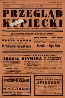 Przegląd Kupiecki : organ Związku Stowarzyszeń Kupieckich Małopolski Zachodniej. 1934, nr 13