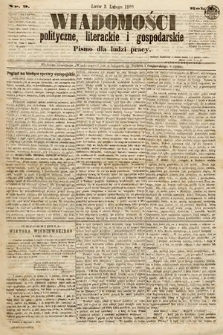 Wiadomości Polityczne, Literackie i Gospodarskie : pismo dla ludzi pracy. 1869, nr 9
