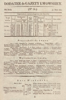 Dodatek do Gazety Lwowskiej : doniesienia urzędowe. 1827, nr 56