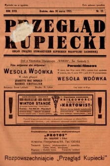 Przegląd Kupiecki : organ Związku Stowarzyszeń Kupieckich Małopolski Zachodniej. 1935, nr 12