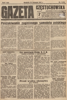 Gazeta Częstochowska : codzienne pismo ilustrowane. 1937, nr 7
