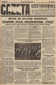 Gazeta Częstochowska : codzienne pismo ilustrowane. 1937, nr 20