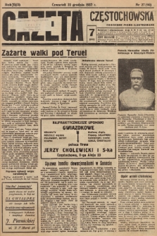 Gazeta Częstochowska : codzienne pismo ilustrowane. 1937, nr 27