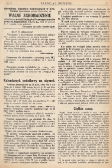 Przegląd Kupiecki : [organ Związku Stowarzyszeń Kupieckich Małopolski Zachodniej. 1925, nr 2]