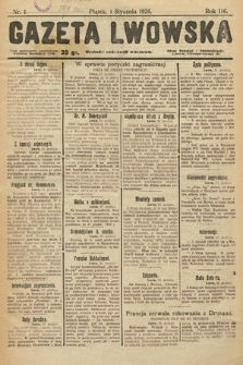 Gazeta Lwowska. 1926, nr 1
