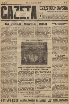 Gazeta Częstochowska : codzienne pismo ilustrowane. 1938, nr 1