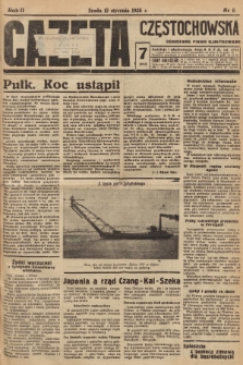 Gazeta Częstochowska : codzienne pismo ilustrowane. 1938, nr 8