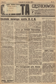 Gazeta Częstochowska : codzienne pismo ilustrowane. 1938, nr 9