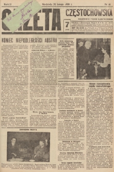 Gazeta Częstochowska : codzienne pismo ilustrowane. 1938, nr 41
