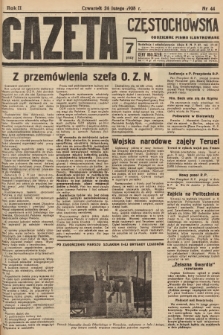 Gazeta Częstochowska : codzienne pismo ilustrowane. 1938, nr 44