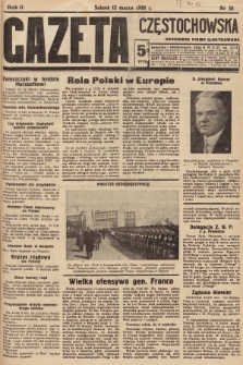 Gazeta Częstochowska : codzienne pismo ilustrowane. 1938, nr 58