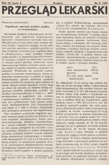 Przegląd Lekarski : organ Krakowskiego Tow. Lekarskiego, Wrocławskiego i Bytomskiego Towarzystwa Lekarskiego. Seria 2. 1951, nr 9