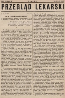Przegląd Lekarski : organ Krakowskiego Tow. Lekarskiego, Wrocławskiego i Bytomskiego Towarzystwa Lekarskiego. Seria 2. 1951, nr 11-12