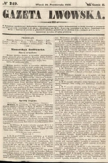 Gazeta Lwowska. 1856, nr 249