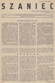 Szaniec : dwutygodnik poświęcony sprawom Polski w niewoli. R.4 [i.e.5], nr 6 (4 kwietnia 1943) = nr 97