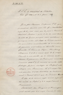 Correspondance de Schwartzenberg, Blücher, Wrede, Berthier, Alexandre Ier, Napoléon Ier