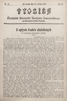 Tydzień : dodatek literacki „Kurjera Lwowskiego”. 1901, nr 26