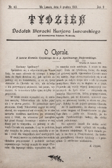 Tydzień : dodatek literacki „Kurjera Lwowskiego”. 1901, nr 49