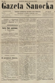 Gazeta Sanocka : tygodnik poświęcony sprawom ziemi Sanockiej. 1905, nr 54