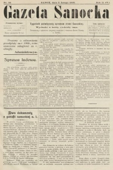 Gazeta Sanocka : tygodnik poświęcony sprawom ziemi Sanockiej. 1905, nr 58