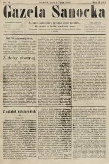 Gazeta Sanocka : tygodnik poświęcony sprawom ziemi Sanockiej. 1905, nr 79