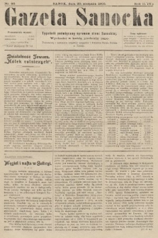 Gazeta Sanocka : tygodnik poświęcony sprawom ziemi Sanockiej. 1905, nr 86