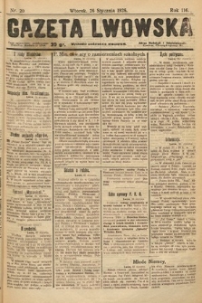 Gazeta Lwowska. 1926, nr 20