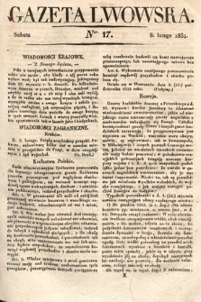 Gazeta Lwowska. 1834, nr 17