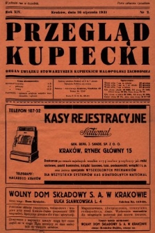 Przegląd Kupiecki : organ Związku Stowarzyszeń Kupieckich Małopolski Zachodniej. 1931, nr 2