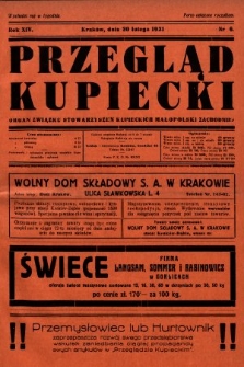 Przegląd Kupiecki : organ Związku Stowarzyszeń Kupieckich Małopolski Zachodniej. 1931, nr 6