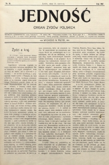 Jedność : organ żydów polskich. 1907, nr 16