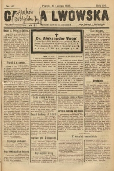 Gazeta Lwowska. 1926, nr 40