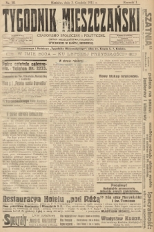 Tygodnik Mieszczański : czasopismo społeczne i polityczne : organ mieszczaństwa polskiego. 1911, nr 10