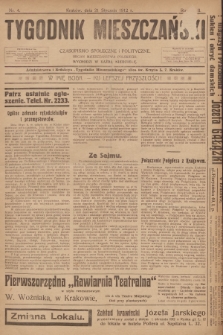 Tygodnik Mieszczański : czasopismo społeczne i polityczne : organ mieszczaństwa polskiego. 1912, nr 4