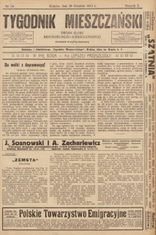 Tygodnik Mieszczański : organ Klubu Rękodzielniczo-Mieszczańskiego. 1912, nr 18