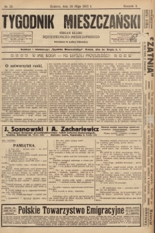 Tygodnik Mieszczański : organ Klubu Rękodzielniczo-Mieszczańskiego. 1912, nr 22
