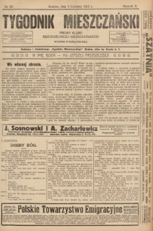 Tygodnik Mieszczański : organ Klubu Rękodzielniczo-Mieszczańskiego. 1912, nr 23