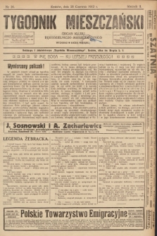 Tygodnik Mieszczański : organ Klubu Rękodzielniczo-Mieszczańskiego. 1912, nr 26