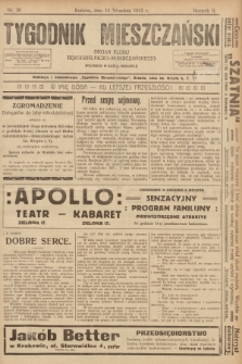 Tygodnik Mieszczański : organ Klubu Rękodzielniczo-Mieszczańskiego. 1912, nr 38