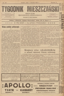 Tygodnik Mieszczański : organ Klubu Rękodzielniczo-Mieszczańskiego. 1912, nr 49