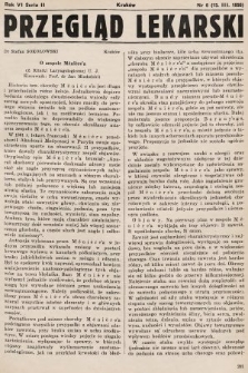 Przegląd Lekarski : organ Krakowskiego Towarzystwa Lekarskiego i Wrocławskiego Towarzystwa Lekarskiego. Seria 2. 1950, nr 6