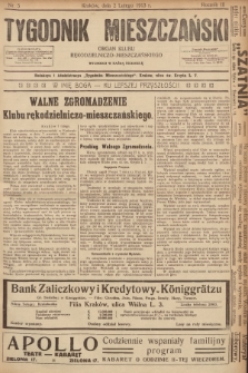 Tygodnik Mieszczański : organ Klubu Rękodzielniczo-Mieszczańskiego. 1913, nr 5