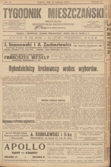 Tygodnik Mieszczański : organ Klubu Rękodzielniczo-Mieszczańskiego. 1913, nr 24