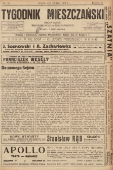 Tygodnik Mieszczański : organ Klubu Rękodzielniczo-Mieszczańskiego. 1913, nr 28